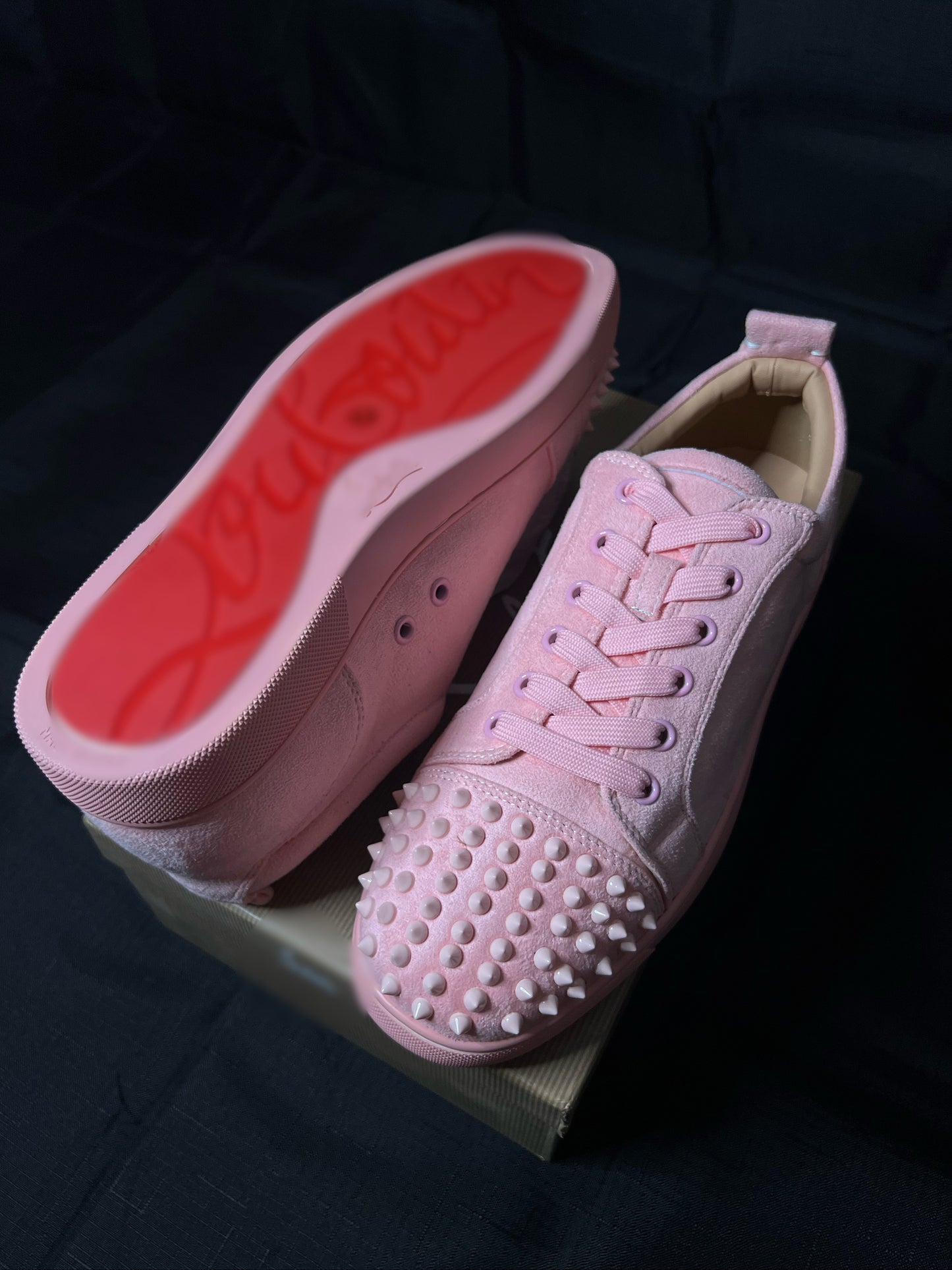 C.L. Pink Suede