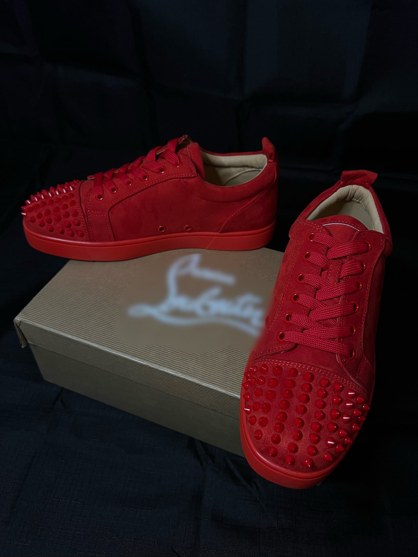 C.L. Red Suede