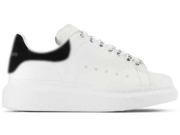 Alxnd Mcqn - White w/ Black Suede